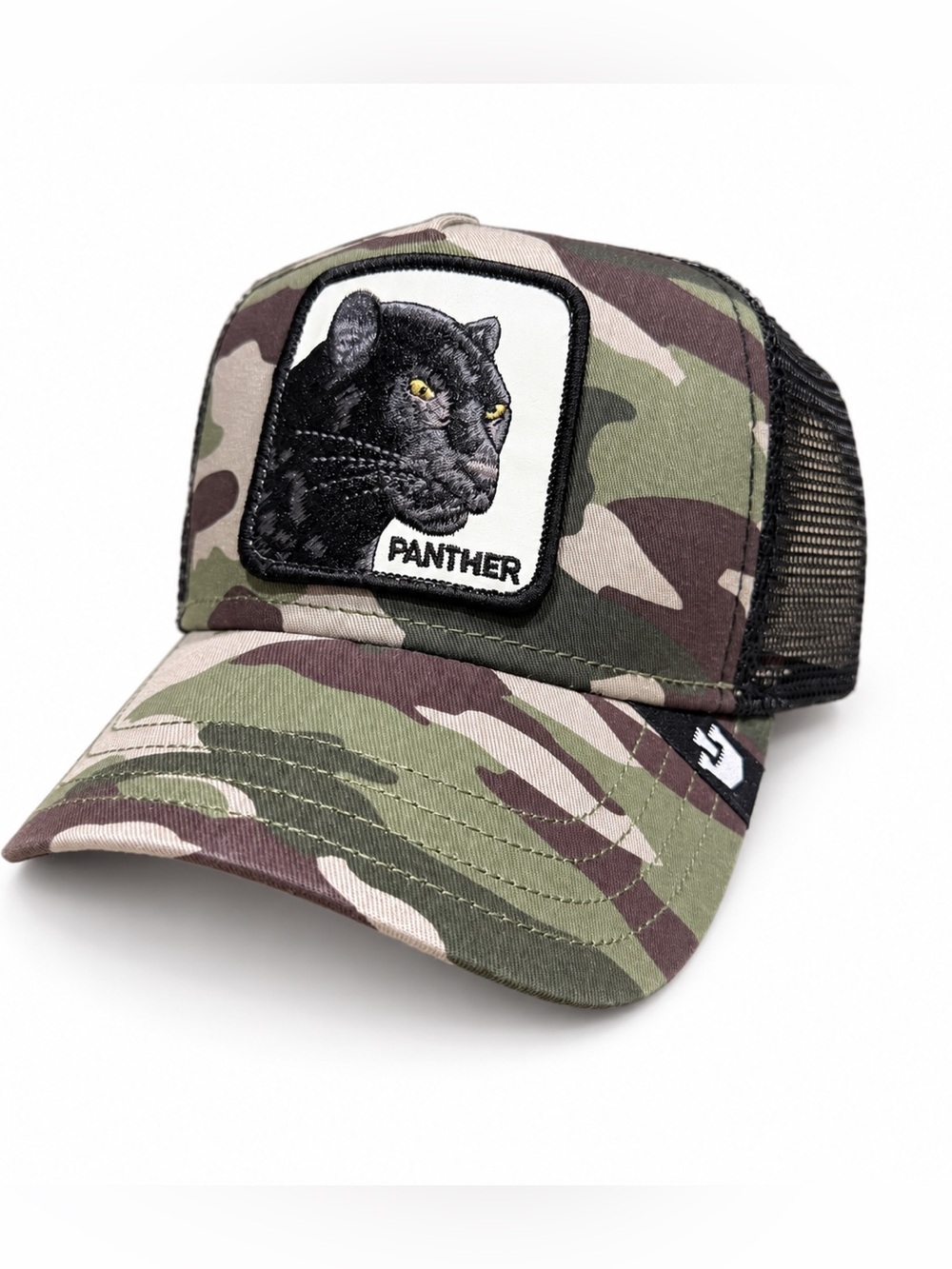 Goorin Bros Panther Patch Camo Cap - Green & Brown